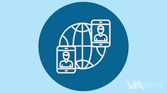 Leading remote workplace teams with character strengths strategies that build connection.